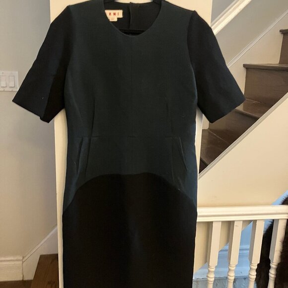 Gray and Black Marni Winter Dress - Picture 2 of 16